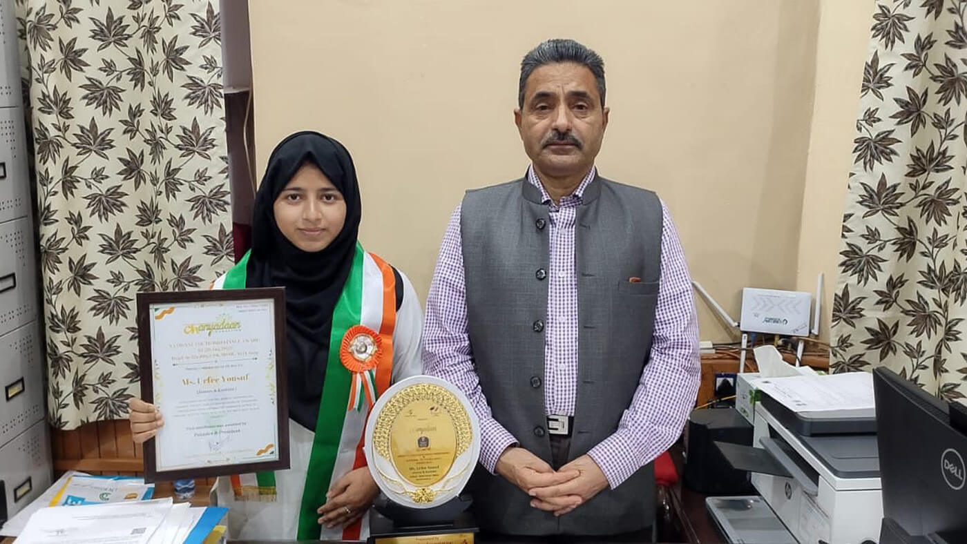 Urfee Yousuf: Another Youth Star from Kashmir