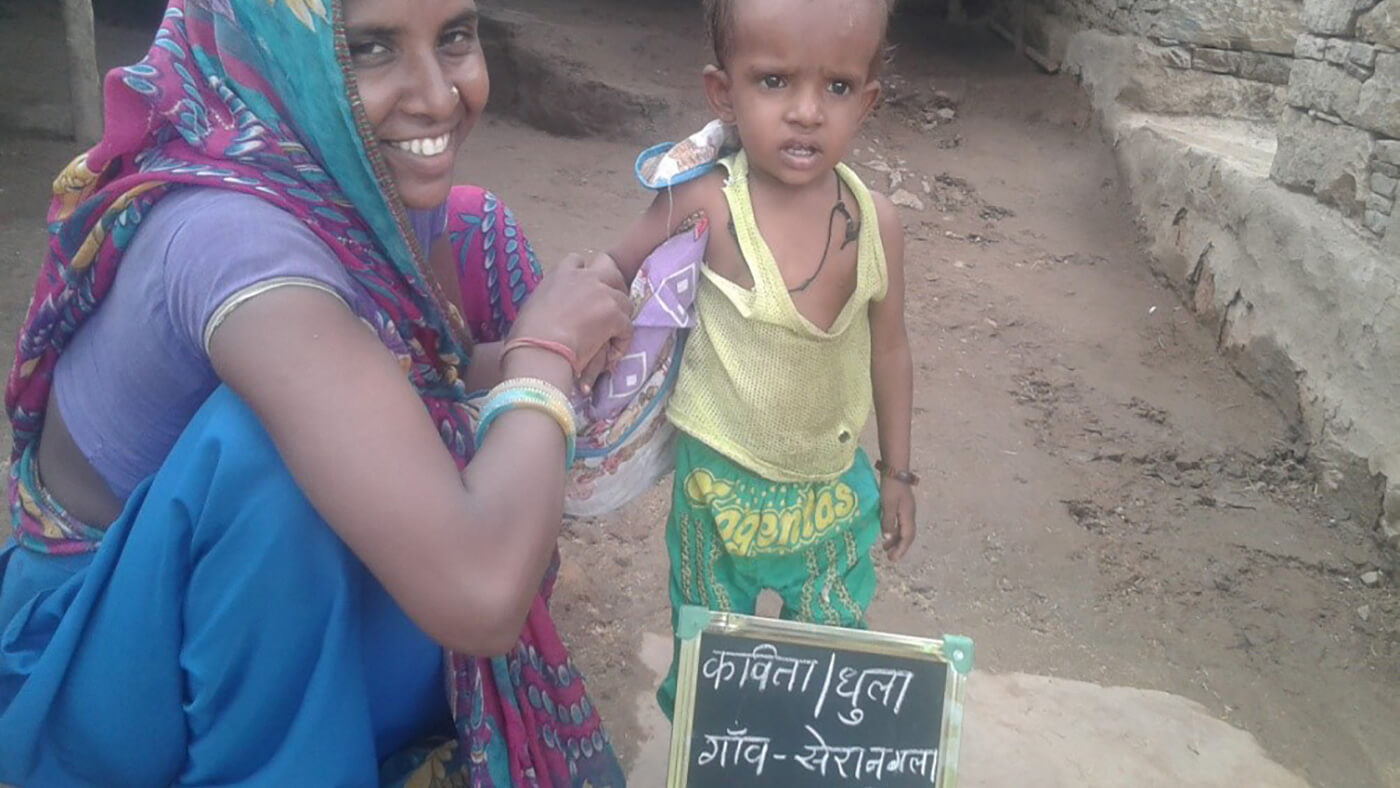 A Family and Girl Child Fight With the Malnutrition