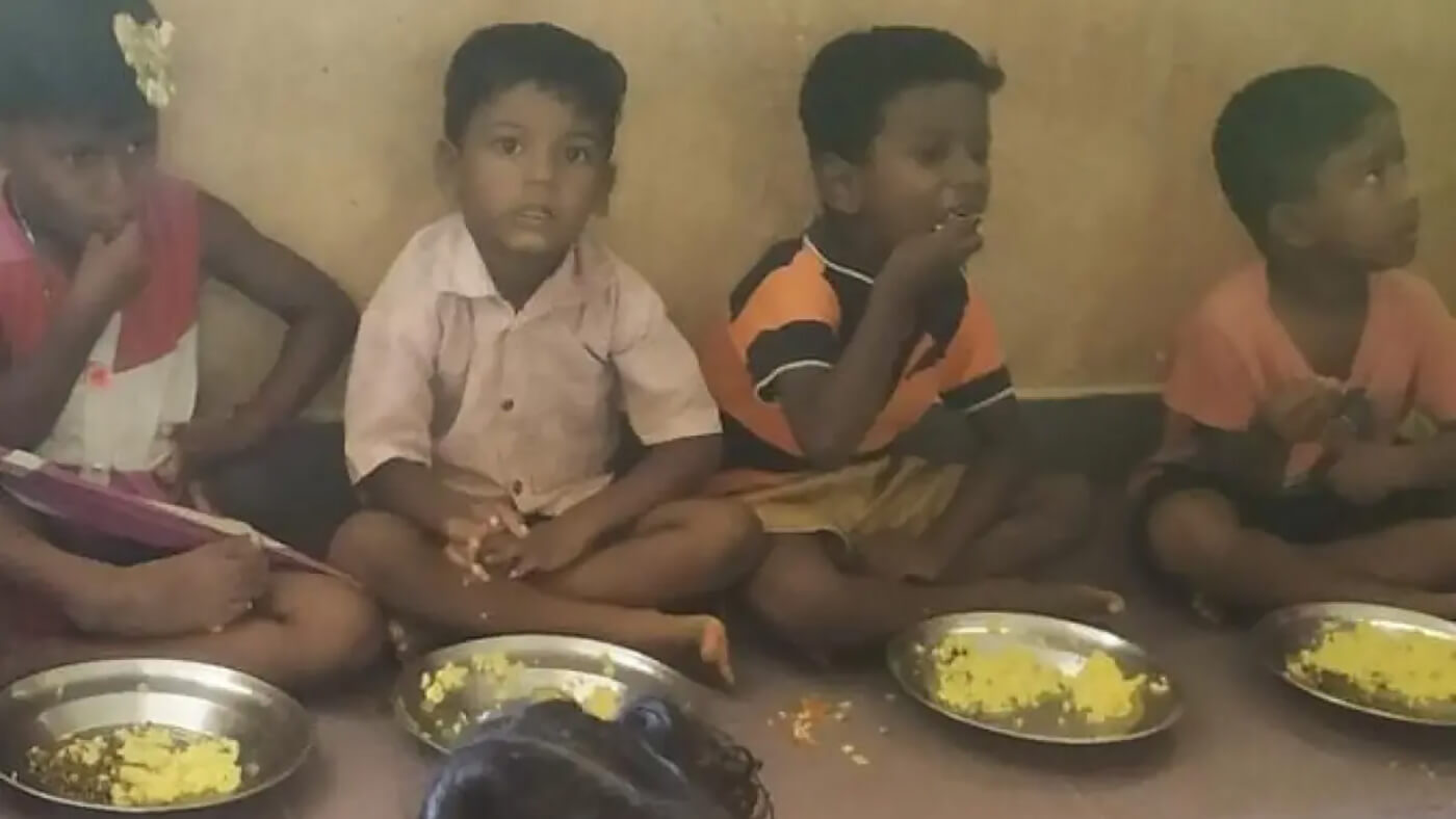 Kids Suffer Discrimination from Anagwadi Staffs on there Right to Nutrient India Mix